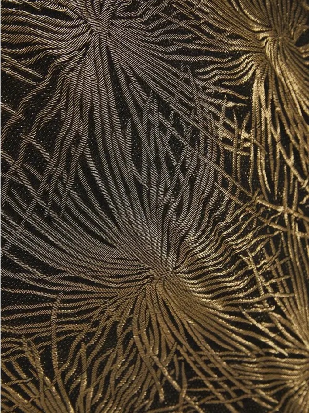 Yves Saint Laurent Gold Shimmer Cocktail Mini Dress - Picture 4 of 16